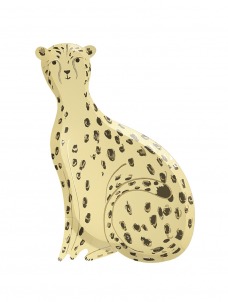 Meri Meri Πιάτο Safari Cheetah