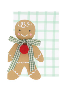 Meri Meri Gingerbread Man Card