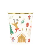 Ποτήρι Jolly Christmas Cups (8τμχ)