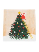 Χαρτοπετσέτα Santa Tree (20τμχ)